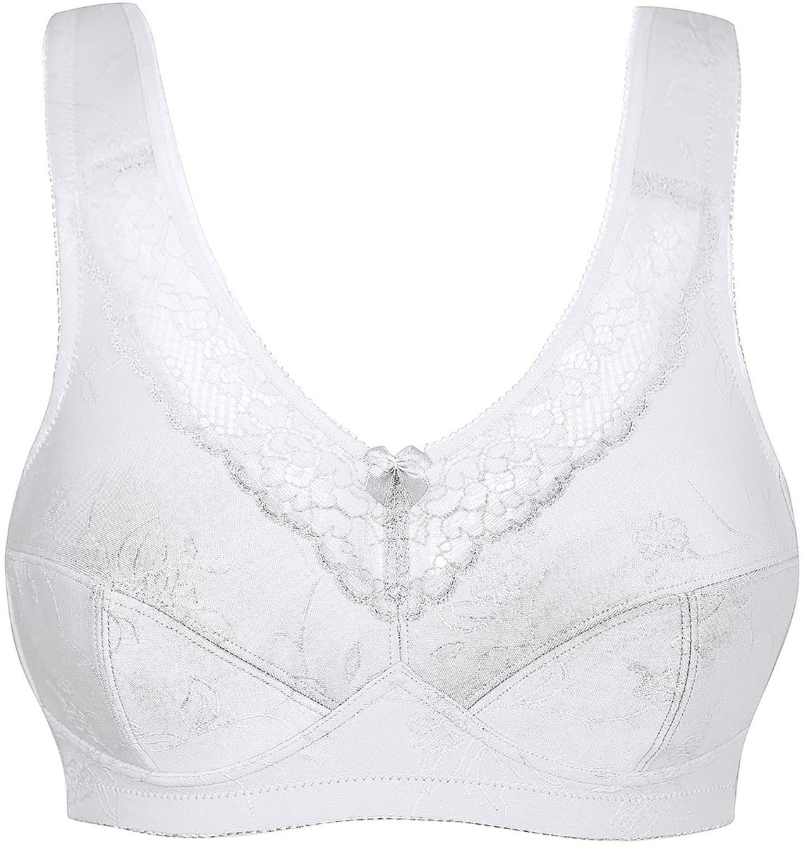 BH zonder beugel basic Susa | extra ondersteuning | wit