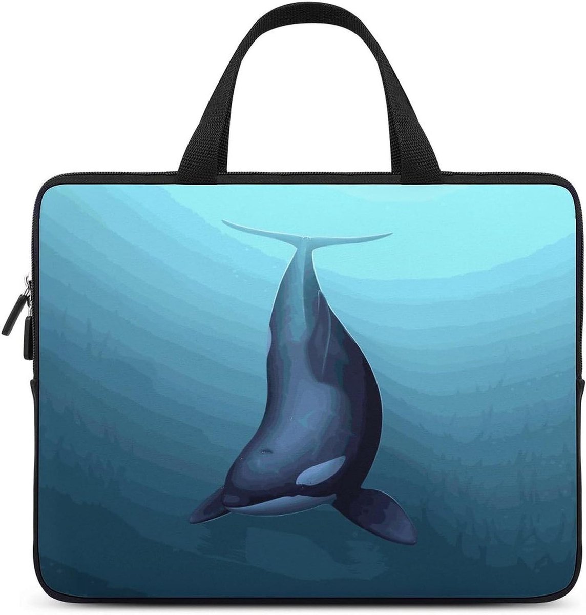 Laptop Tas - Computer Handtas - Veilig Vervoer - Waterafstotend Materiaal - 87x71 cm - Zwart