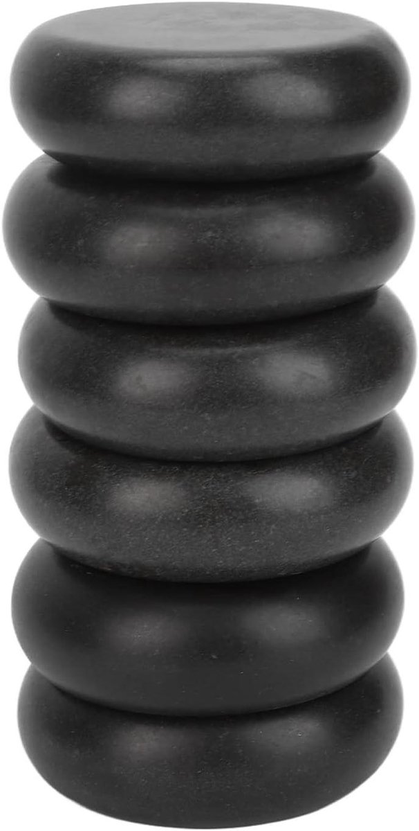 Hot Stone Set - Massage Stenen - Ontspanning Bevorderen - Zes Stuks - Niet Gespecificeerd - Natuursteen