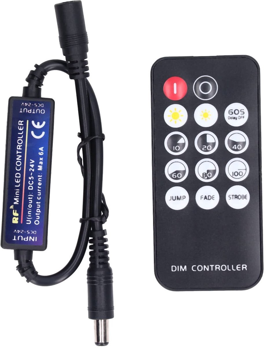 Dailygoody - Mini Rf Dimmer Controller - Led Dimmer
