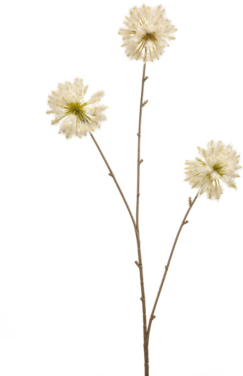 Kunsttak Dandelion Roze - Kunstbloem Pluim Decoratie - Geen Water