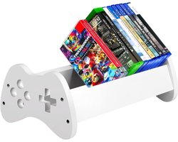 Universele Game Opslag voor PS5, PS4, PS3, Xbox en Switch - Organisator voor tot 32 Game Discs, Wit en Ruimtebesparend