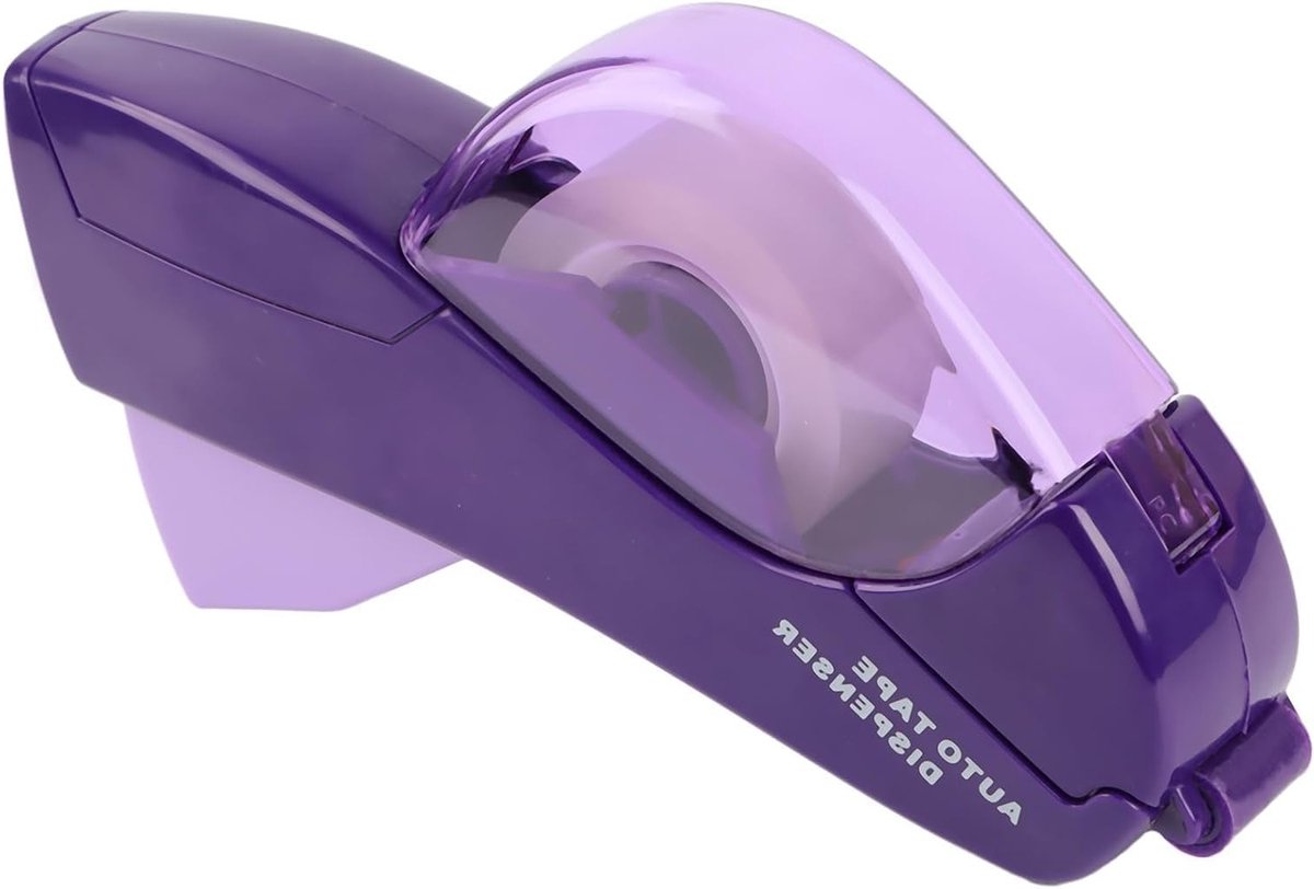 Automatische Tape Dispenser met 1 Rol Hechtband | Handheld Tape Cutter voor Verpakkingen | Perfect als Cadeau voor Klussen en Creatief Werk