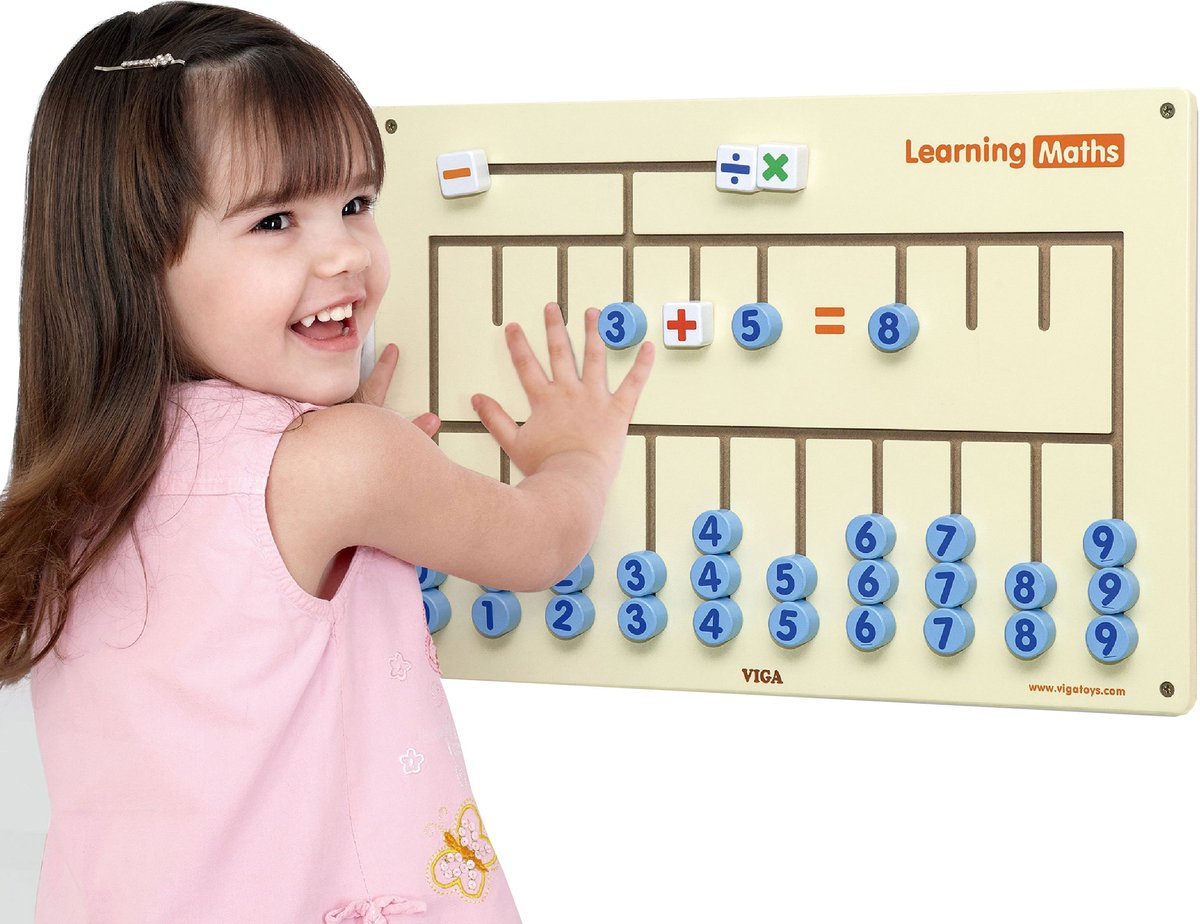 Viga Toys - Wand-Muurspel - Leren Rekenen