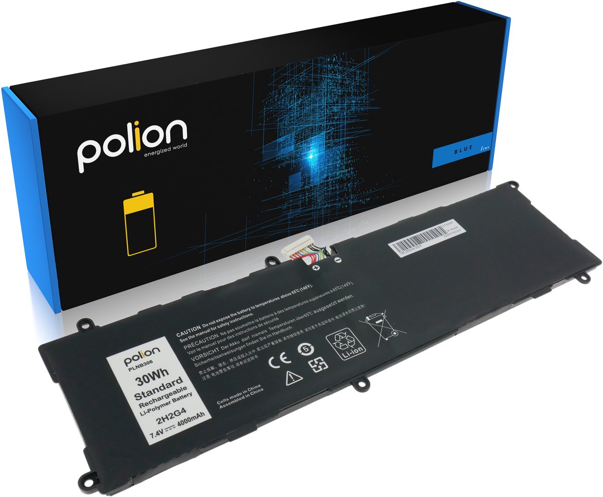 POLION - Baterij voor Laptop - 4000mAh - Nieuw - Compatibel met DELL