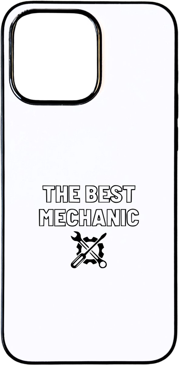 Hacebo® - De beste monteur telefoonhoesje - Automonteur - Familie vrienden collega - telefoonhoesjes - Cadeau - hoesje geschikt voor iPhone 15 Pro Max