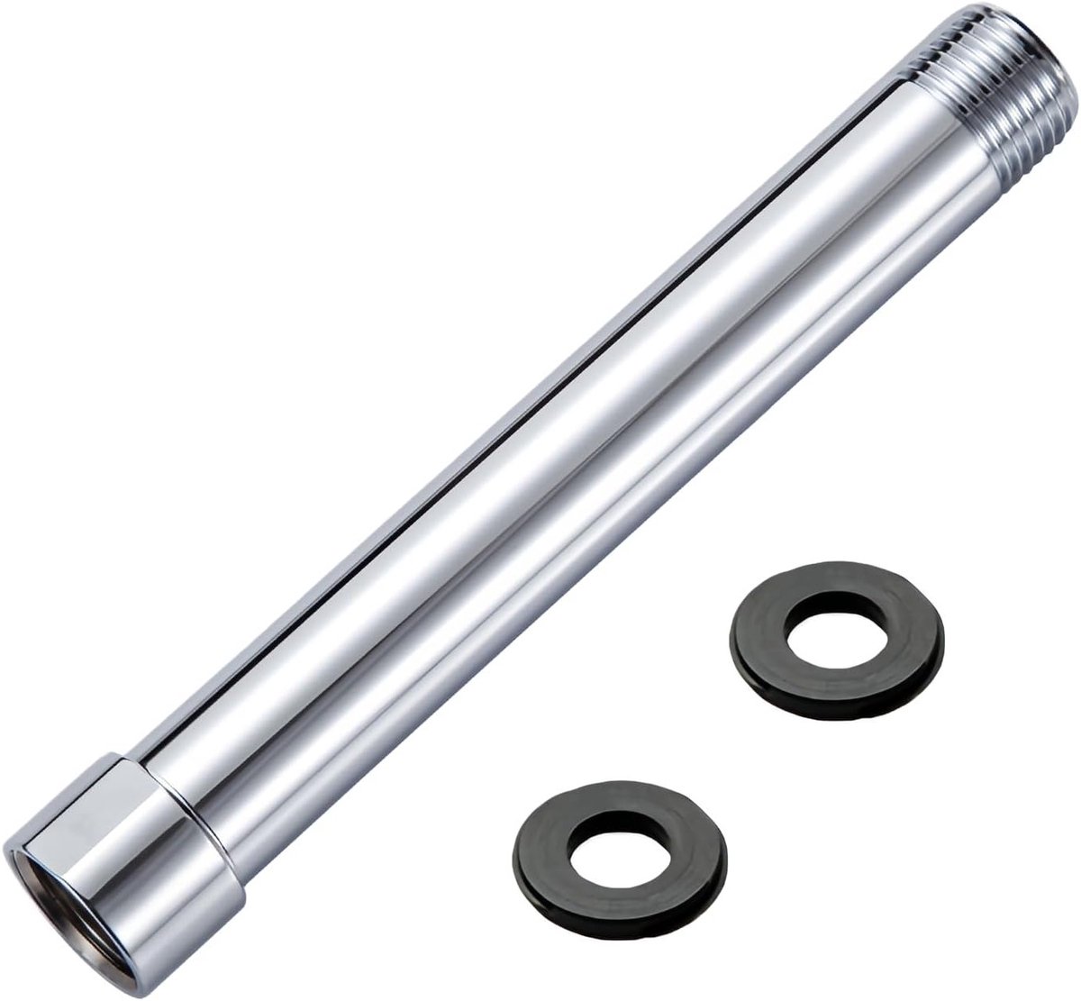Verlengslang voor Douchestraal - Verlengarm G1/2 inch - 15 cm - Ideaal voor Doucheverbetering en Comfortabele Bereikbaarheid