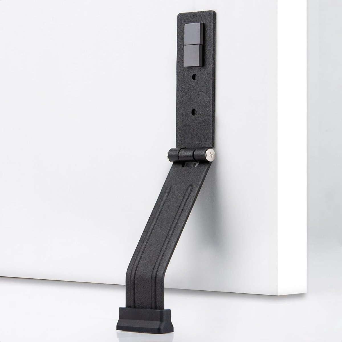 Zware Deurstopper voor Binnen en Buiten, Vouwbare Zelfklevende Deurstop met Rubber Punt voor Garage, Badkamer, Keuken en Tuindeur