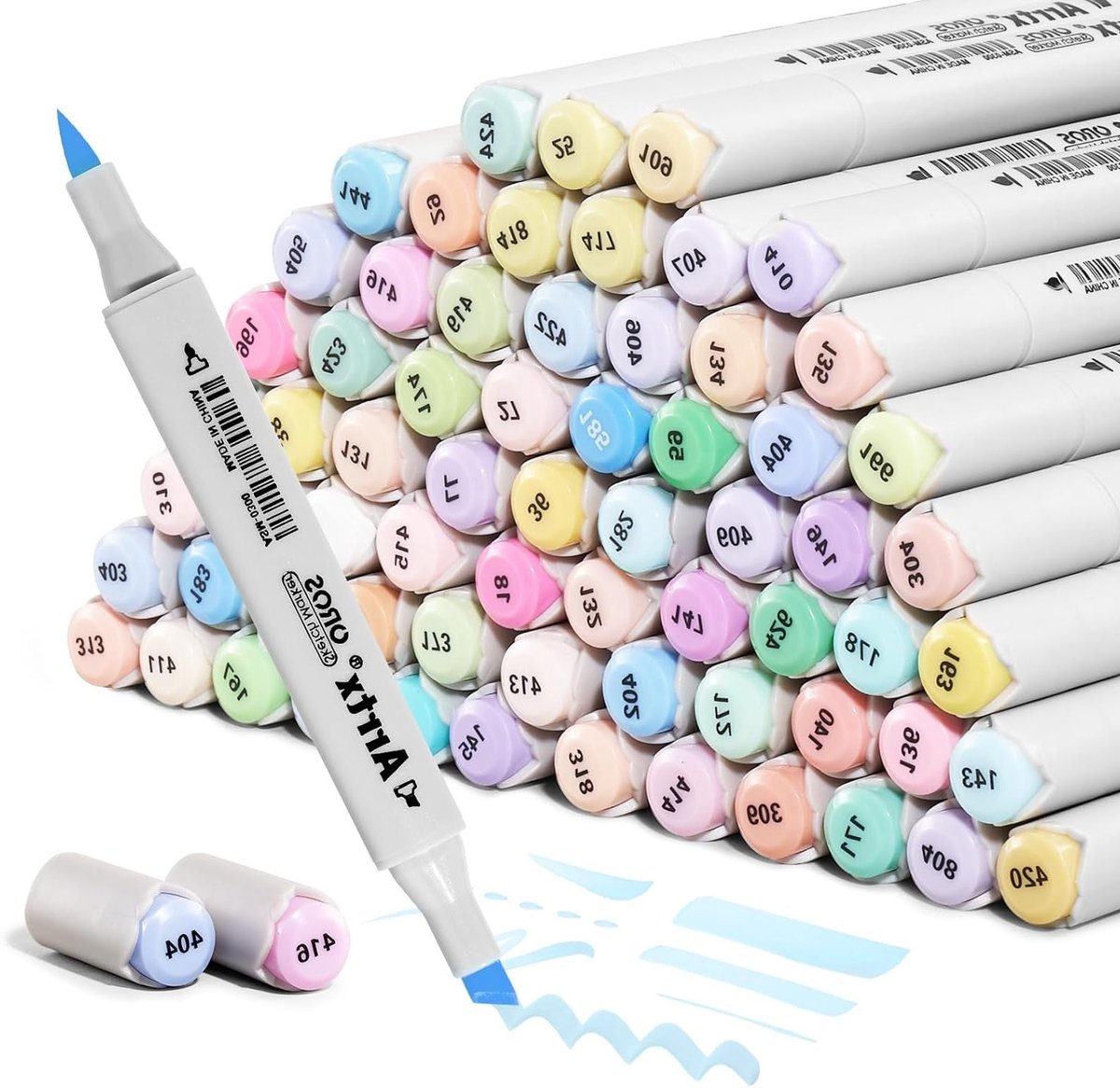 Pastel Kleur Highlighters met Dubbele Punt voor Kinderen en Studenten, Ideaal voor Tekenen, Kalligrafie en Kleuren