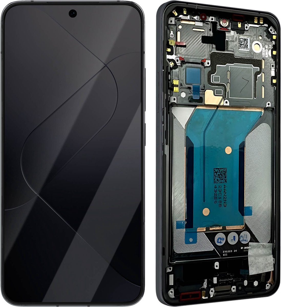 Xiaomi, Volledig scherm voor Xiaomi 14 5G LCD Touch Glass Chassis, Zwart