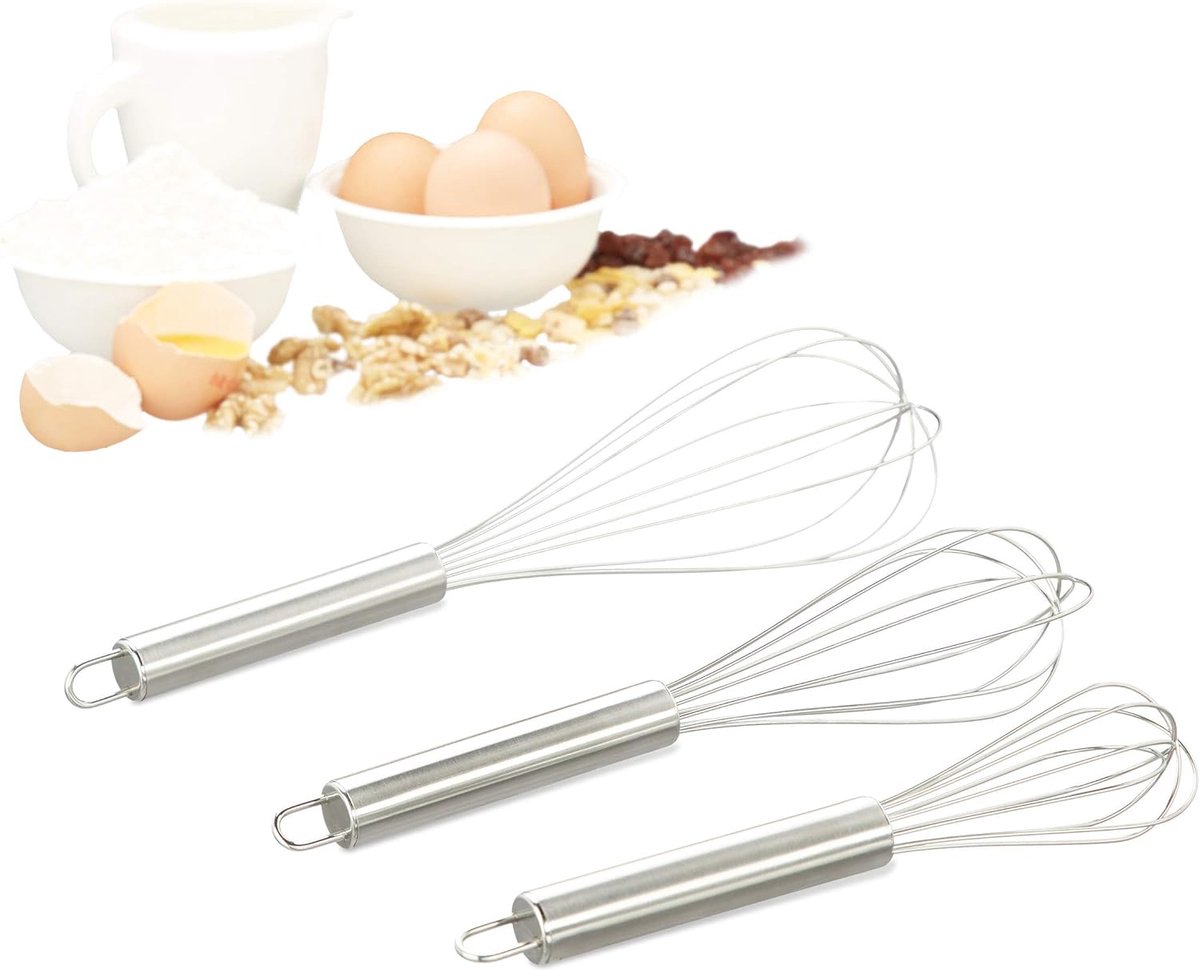 Crrynuo Eierklopper - Eierklutser - slagroomklopper - Handmixer - RVS