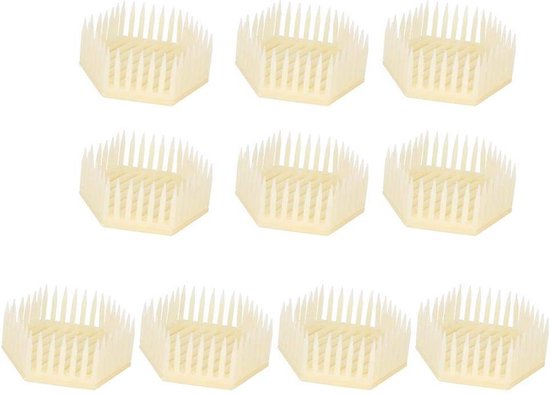 Lxwyq 10 stuks bijenbenodigdheden gereedschap bijenteelt starter en professionele imker kit - bijenroker, bijenteelthandschoenen, bijenborstel, bijenkorf grip enz
