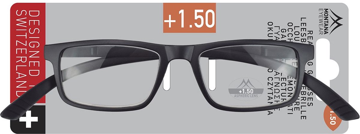 Lunettes De Lecture Montana MNR3 - Branches Extra-Longues - Design Crocodile - Neuf Avec Étiquette