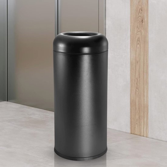 KARAT Afvalcontainerbox, robuuste afvalemmer, voor tuin en terras, met