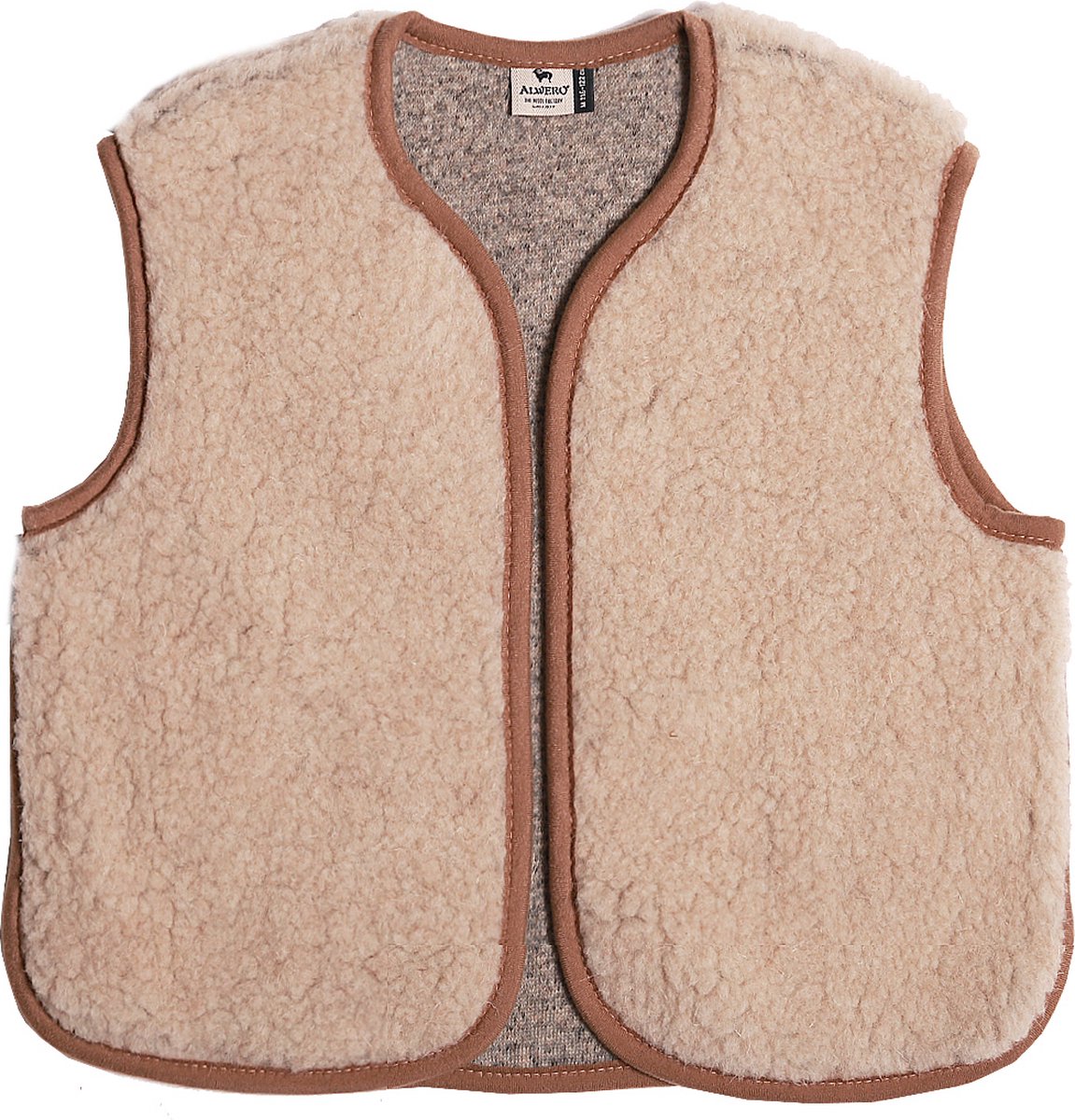 Alwero gilet Camino junior sand -146 Sandbrown