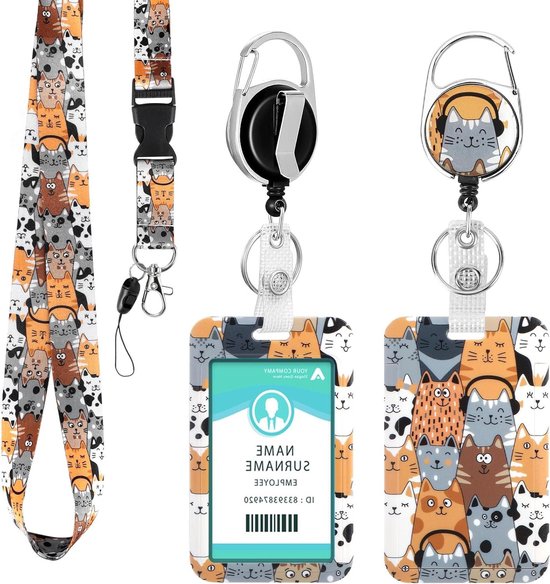 Zwarte intrekbare trekkoord sleutelhanger ketting haspel ID-koord naamplaatje kaart badge houder haspel uitschuifbare riem sleutelhanger clip kopen vanaf een prijs van 1.67