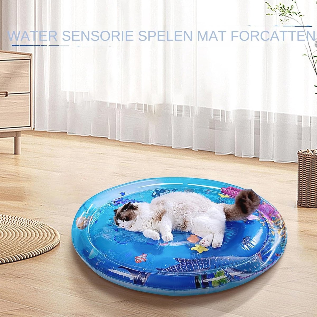Gerodaphin Splash Pad,66 Sprinkler Play Mat Buiten Draagbaar