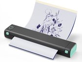 Printer de pochoirs de tatouage Verdea | y compris 5x papier de tatouage + sac de rangement | Printer thermique Bluetooth