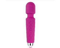 Siliconen Vibrator - Roze - seks speeltje - 20 modi - USB - waterdicht - krachtige trillingen - Body4everybody - stille werking - clitoris stimulator - anale vibrator genot - inwendig & uitwendig gebruik - Adult - sex toy - 20 vibratie modi