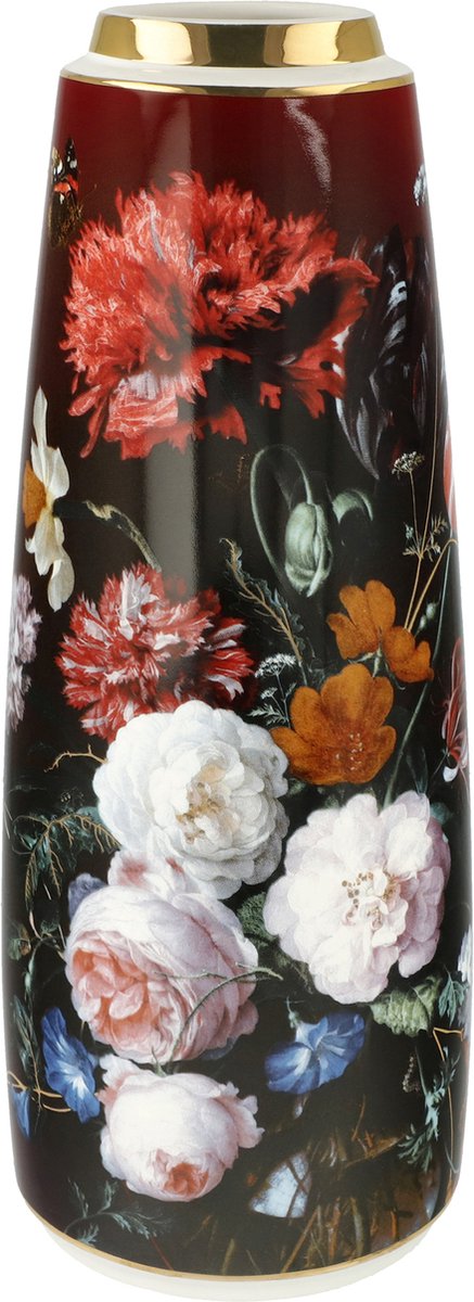 Goebel: Jan Davidsz de Heem Goebel - Jan Davidsz de Heem | Vaas Bloemen | Porselein - 26cm - met echt goud Divers
