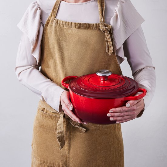 Le Creuset Signature Braadpan – 4,2 l – 24 cm – Kersenrood