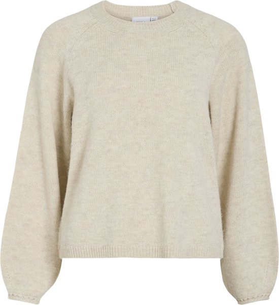 VILA - VISAPNA O-NECK L/S KNIT TOP/PB - Dames - Gebreide truien