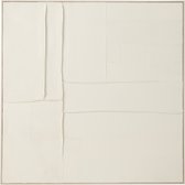 J-Line Toile Log Canvas/Bois De Pin Blanc