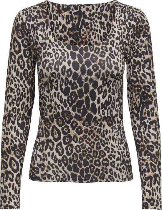 Only ONLLONE All Over Print Longsleeve Two Way JNR Dames Shirt met lange mouwen - XS