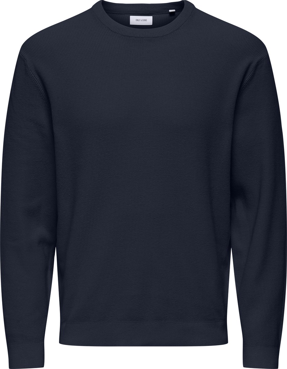 ONLY&SONS - ONSTONY DS 12 LS WAFFLE CREW KNIT NOOS - Heren - Gebreide truien