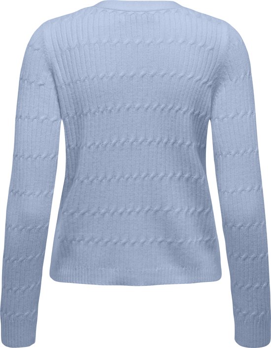 ONLY ONLROSELIA LS V-NECK - Gilet - cloud dancer/écru