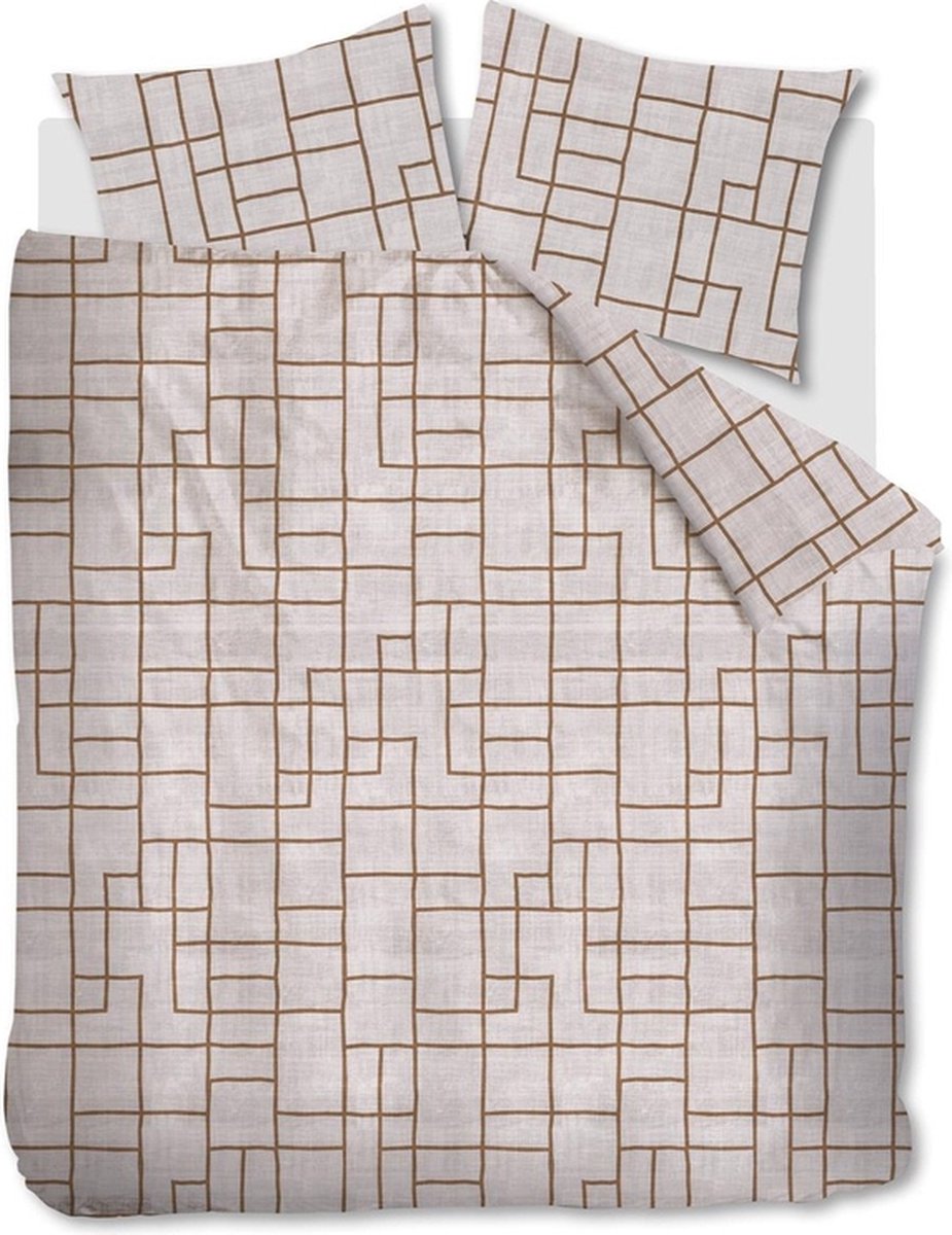 Pojagi dekbedovertrek - Tweepersoons - 200x200/220 - Steenrood