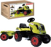 Smoby - Traptractor - Claas Farmer Xl Traktor + Aanhangwagen -
