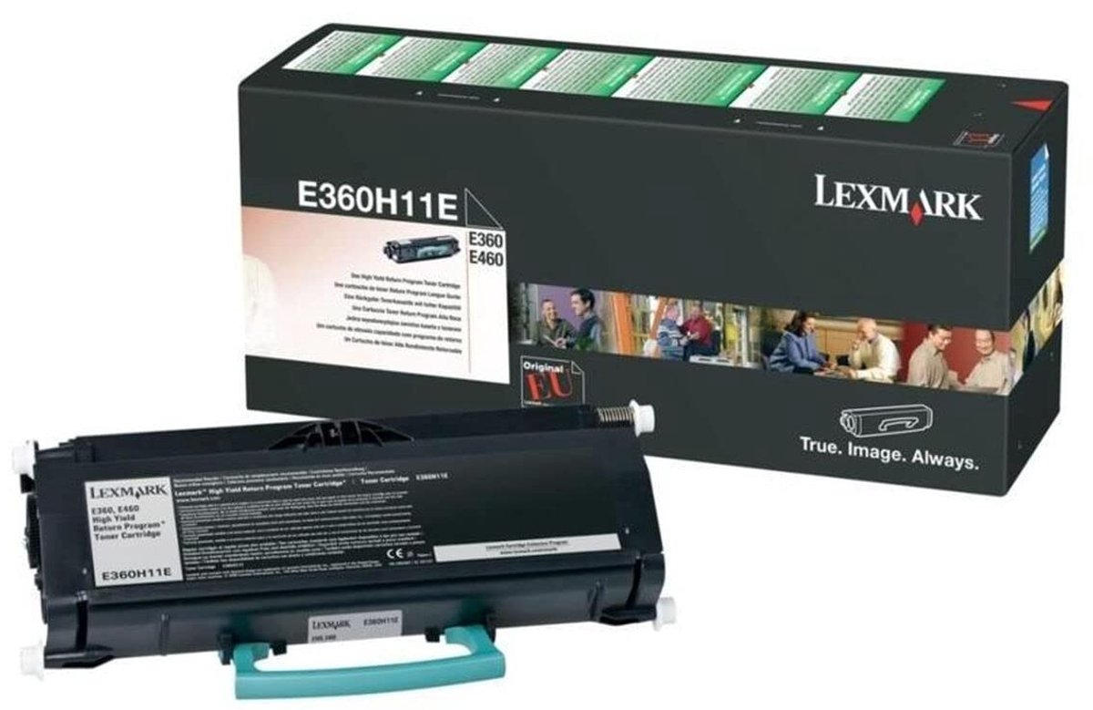 Toner Lexmark E360H11E Black