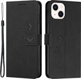 Coque iPhone 15 - Coverup Smile Book Case - Zwart
