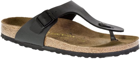 Chaussons Birkenstock Gizeh pour enfants Coupe étroite - Noir - Taille 35