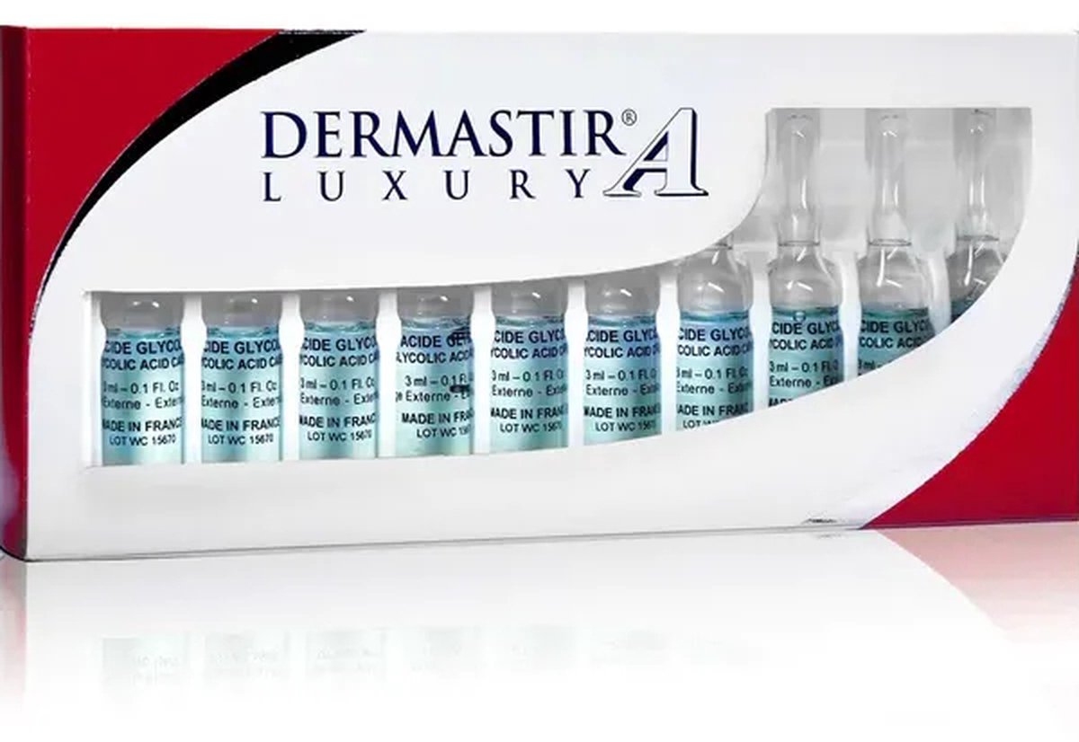 Dermastir Ampullen Glycolzuur 10x 3 ml