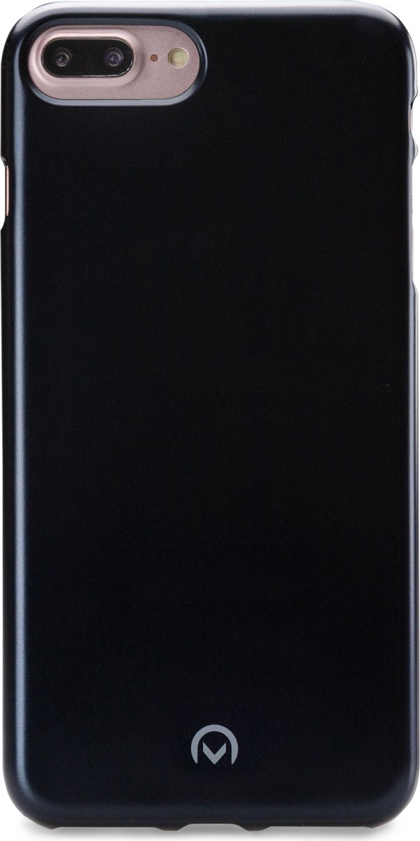Mobilize Hoesje geschikt voor Apple iPhone 8 Plus Telefoonhoesje Flexibel TPU | Mobilize Gelly Backcover | iPhone 8 Plus Case | Back Cover - Zwart
