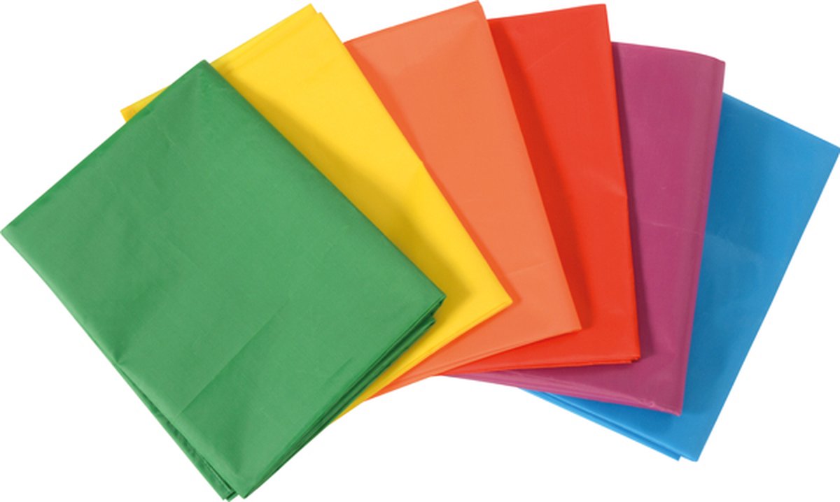 Eduplay stoffen paneelset polyester - educatief speelgoed multicolor.