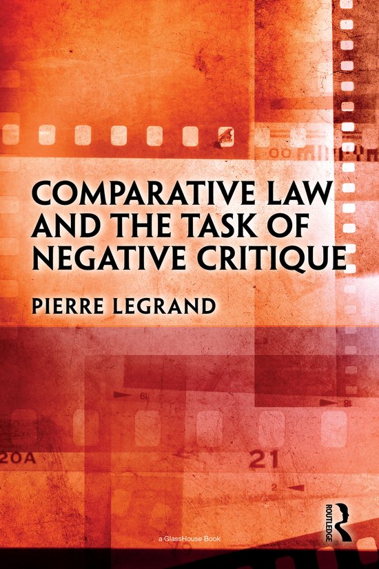 Comparative Law and the Task of Negative Critique - cover