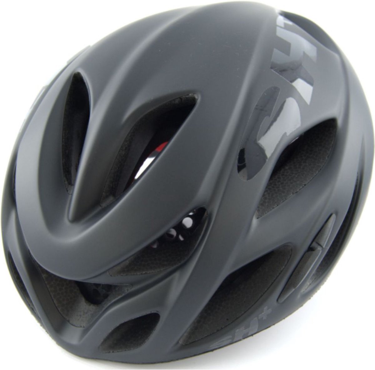 SH+ Fietshelm - SHIROCCO - Unisex - Lichtgewicht 240 gram - 19 Ventilatiegaten - Gemaakt in Italië - Voor een hoofdomtrek van 53 tot en met 57 CM - Zwart
