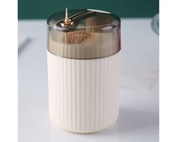 Tandenstokerdispenser - met Automatische Opening - Ideaal voor Thuis en Op Reis - Creatieve Tandenstokerdoos met Automatische Ontgrendeling - Innovatief Ontwerp - Plastic Tandenstokerdoos Met Automatische Ontgrendeling