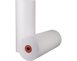 Kraftpapier op rol 30 cm x 400 meter 50 gram/m2 wit