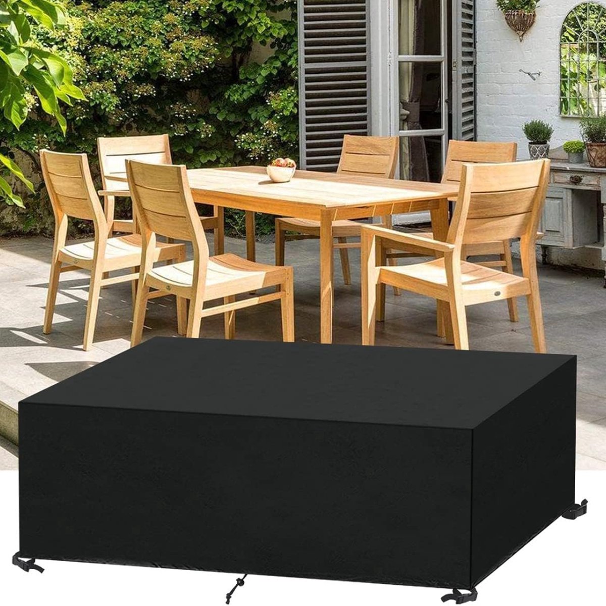 Duurzame Oxford Tuinmeubelhoes voor Tuintafels - Waterdicht en UV-bestendig.