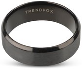 Heren Ring Zwart - Staal - Schoencadeautjes Sinterklaas Jongen - Cadeaus Mannen