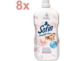 Sofin wasverzachter - Complete Care - Sensitive - 8 x 1800 ml - 576 Wasbeurten - Voordeelverpakking