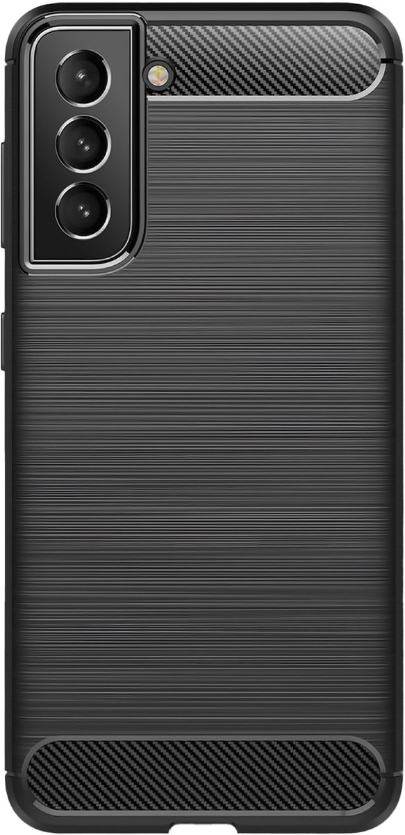 Cazy hoesje geschikt voor Samsung Galaxy S22+ - Rugged TPU - Zwart
