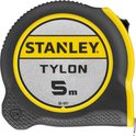 Stanley Tylon 5m rolbandmaat, zwart met geel accent.