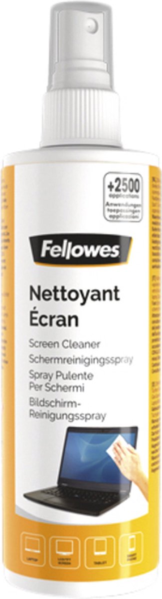 Goedkoopste Fellowes beeldschermreiniger schermreinigingsspray - 250 ml