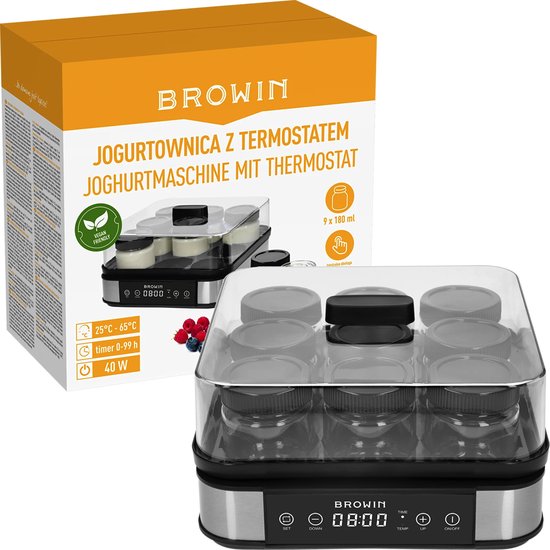 Yoghurtmaker 1.6 liter met 9 potten van Domo — afbeelding 5
