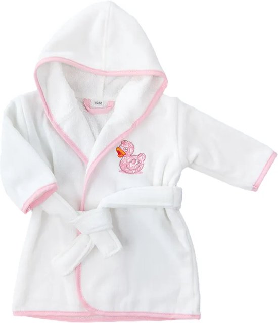 Baby badjas meisje met badeendje OP=OP ACTIE
